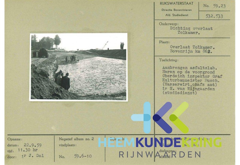 Dichting overlaat Tolkamer 1959 F000004